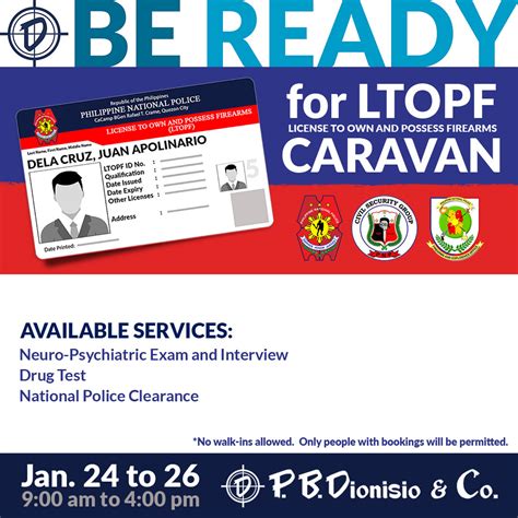 ltopf caravan 2023 schedule mindanao|BE READY for the LTOPF Caravan from January 24 to 26, 2023 .